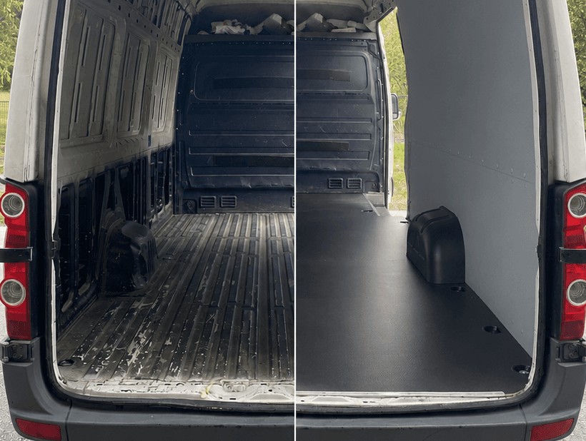 Od uništenog do „kao novog": pod, obloge i blatobrani za radni kombi